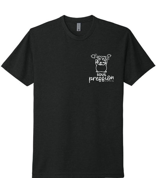 T-shirt sous pression